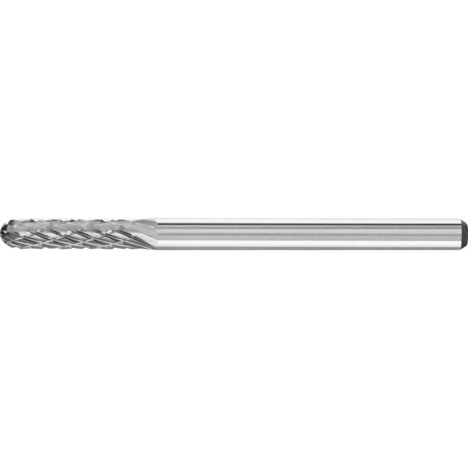 PFERD Tungsten Carbide Burr Cut 3 Plus– Cylindrical Shape with radius end 03mm x 13mm x 3mm shank