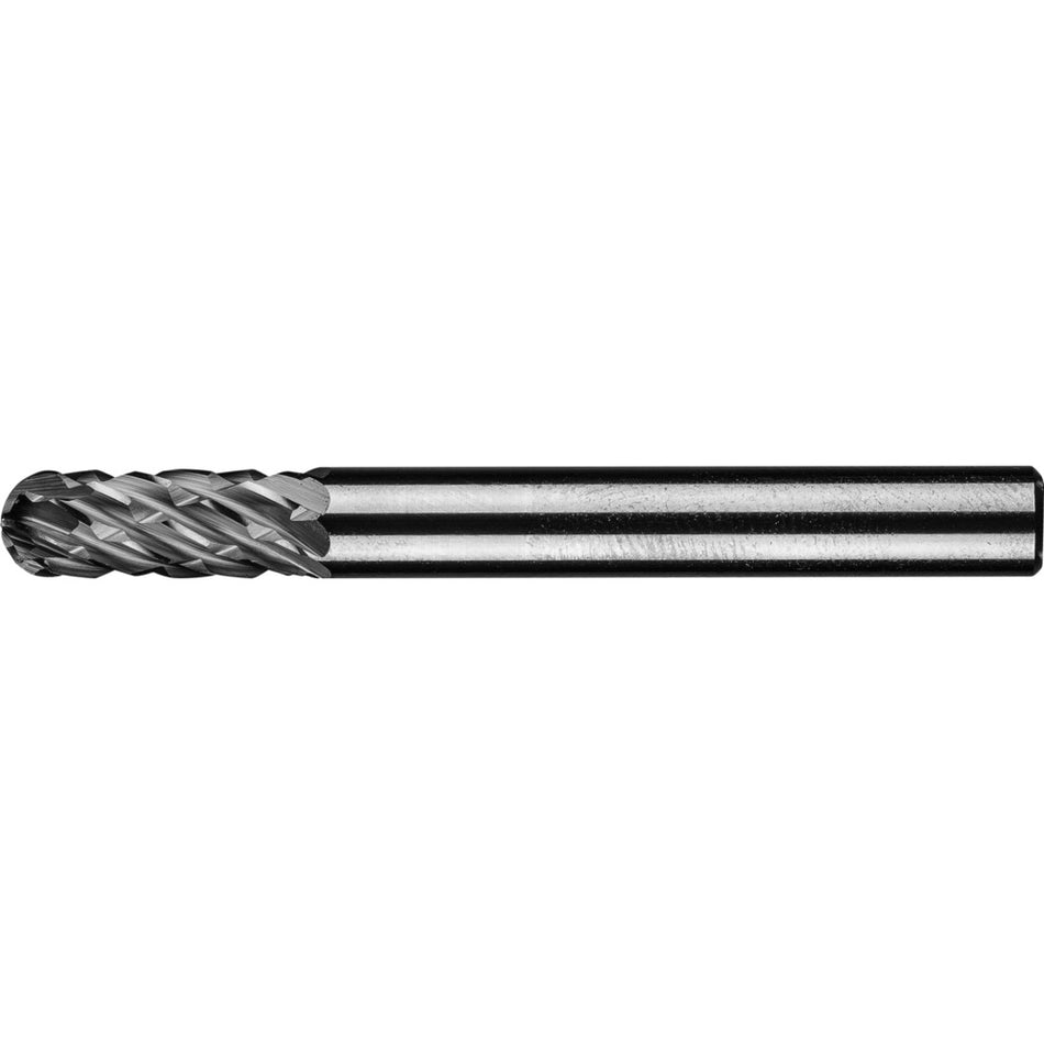 PFERD Tungsten Carbide Burr ALLROUND Cut – Cylindrical Shape with radius end 06mm x 16mm x 6mm shank