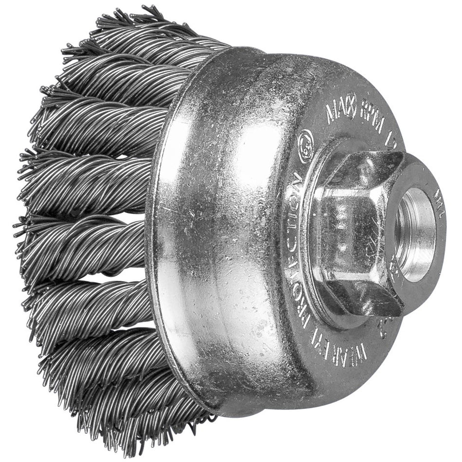 PFERD Knotted Wire Cup Brush 65mm M14