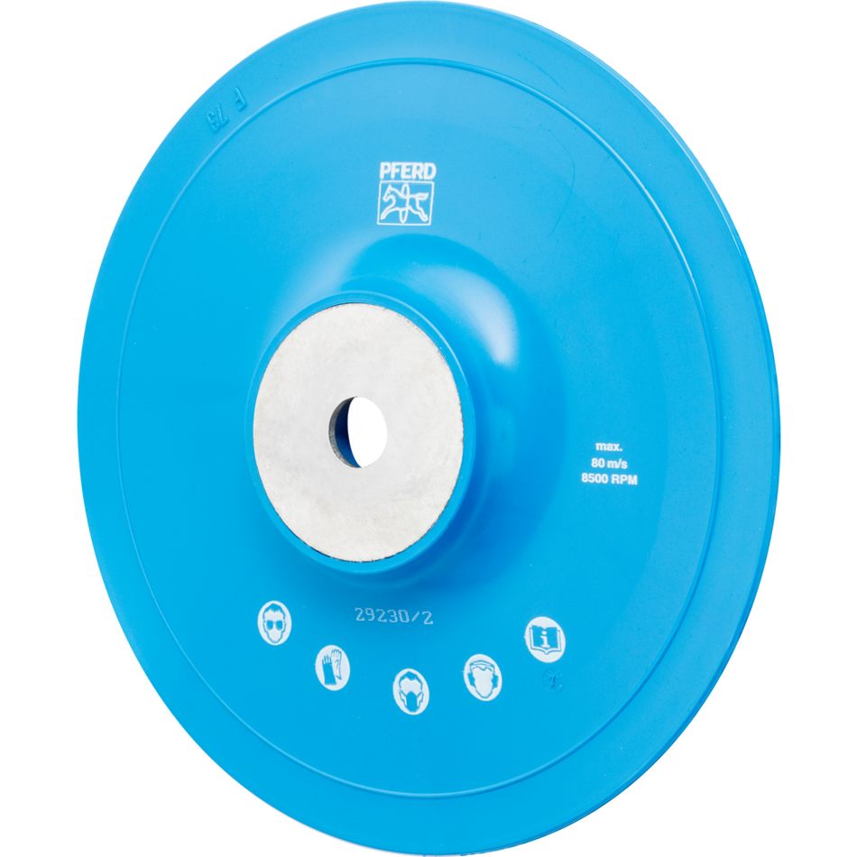 PFERD Flexible Backing pad for 180mm angle grinders with M14 spindle