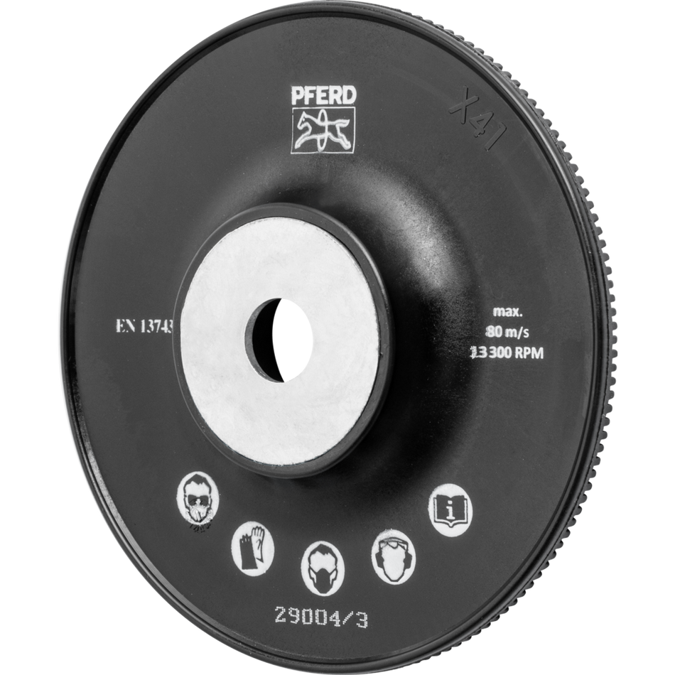 PFERD Rigid Backing pad for 125mm angle grinders with M14 spindle