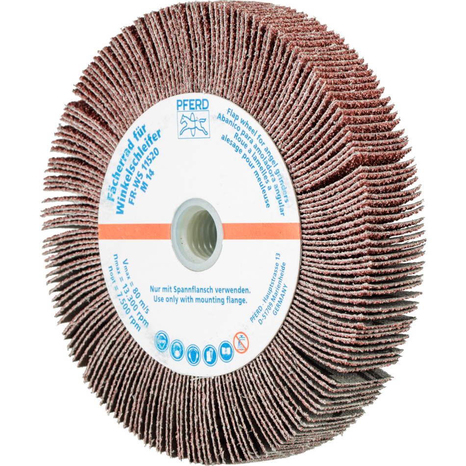 PFERD 125mm Angle Grinder Flap Wheels - M14 Thread
