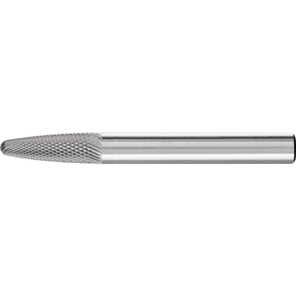PFERD Tungsten Carbide Burr MICRO cut– Tree Shape with radius end 06mm x 18mm x 6mm Shank