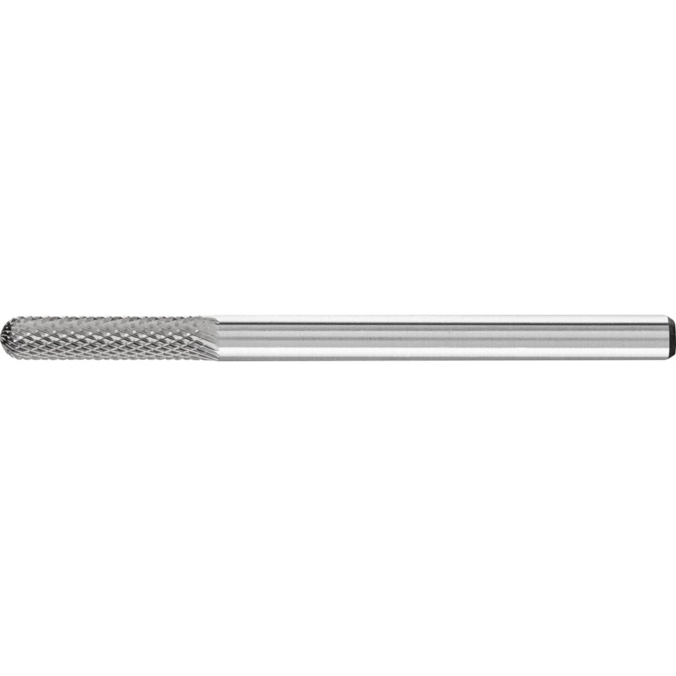 PFERD Tungsten Carbide Burr MICRO Cut – Cylindrical Shape with radius end 03mm x 13mm x 3mm Shank