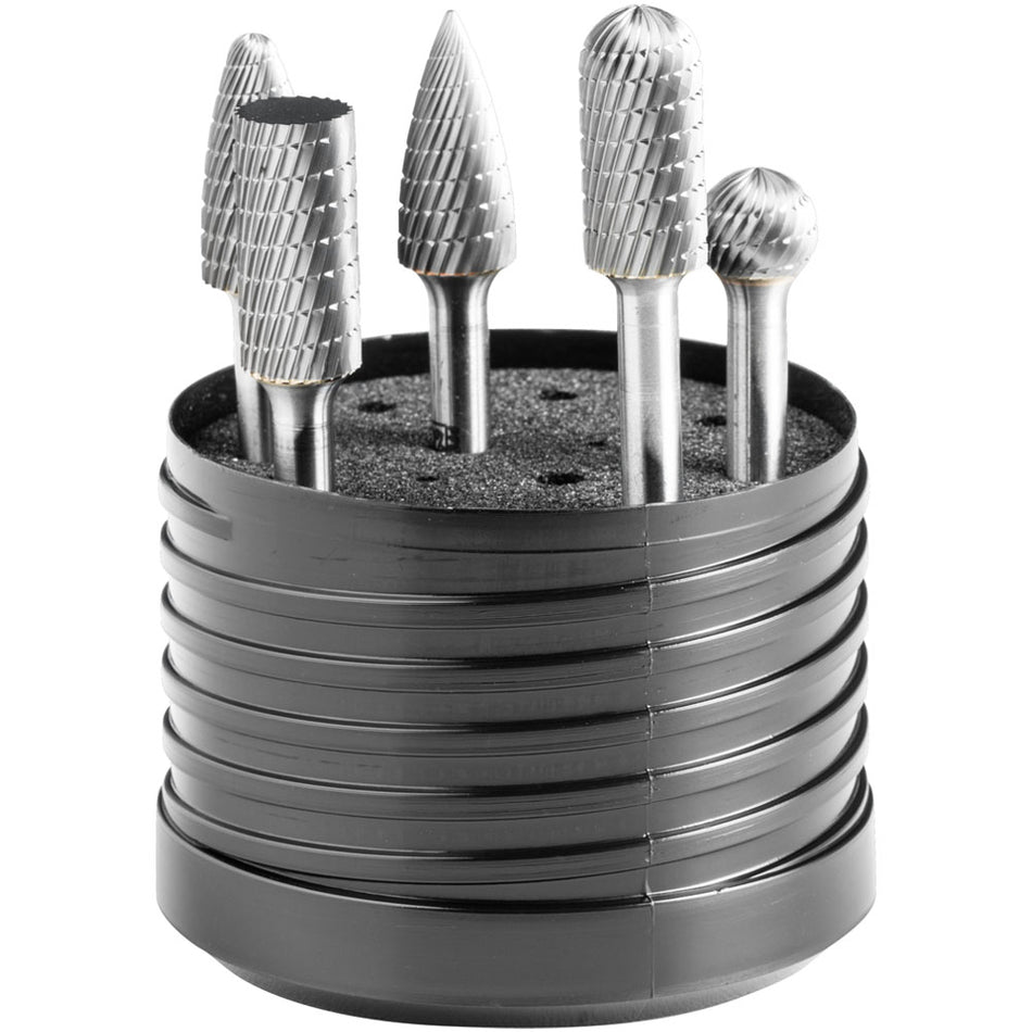 PFERD Tungsten Carbide Burr Set – 5pc 12mm diameter
