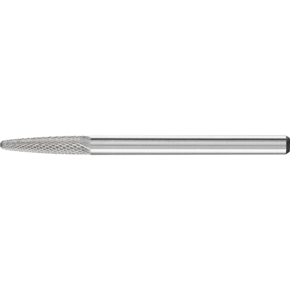 PFERD Tungsten Carbide Burr MICRO Cut – Round Tree Shape 03mm x 13mm x 3mm Shank