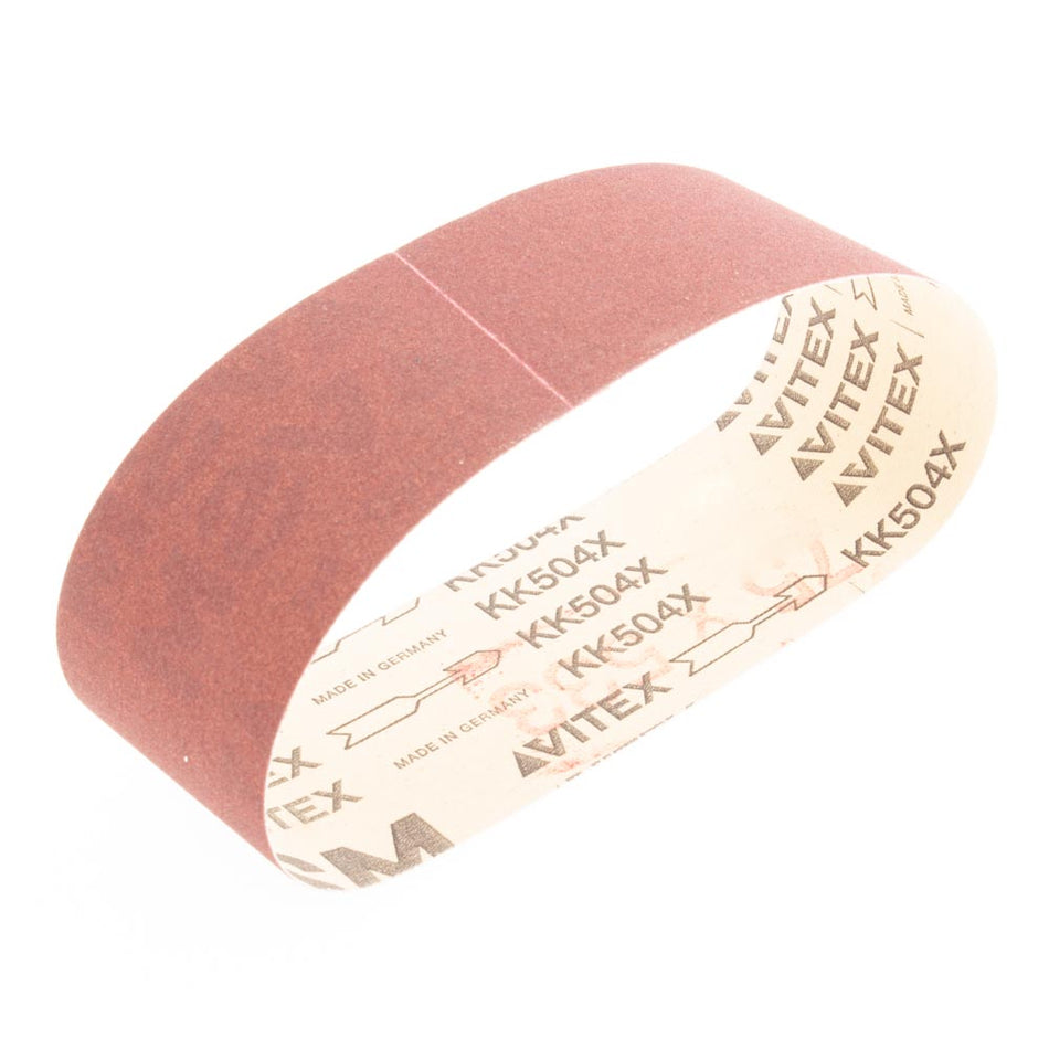 VSM KK504X (Sturdy Paper Backing) Aluminium Oxide Abrasive Belts - size 75 x 533mm