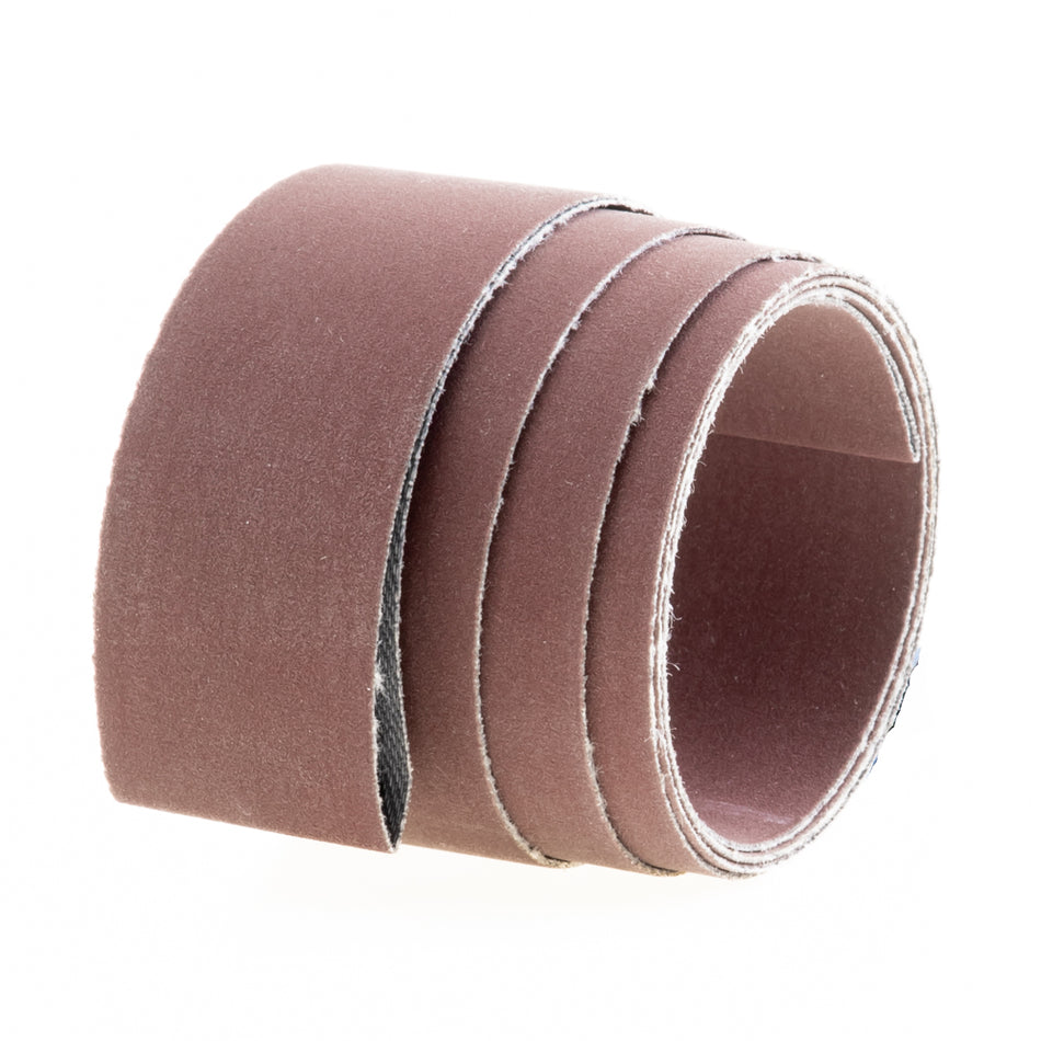 KK511F (Highly Flexible Backing) Aluminium Oxide Abrasive Belts - size 25 x 2000mm