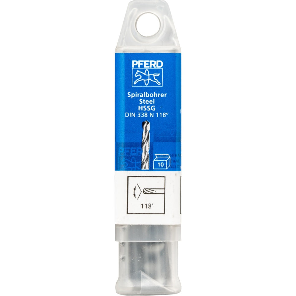 PFERD HSS Spiral Drill 3.0mm STEEL – 10pc pack