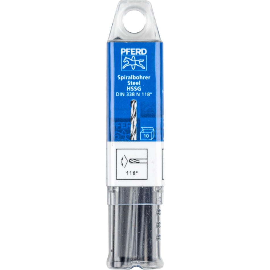 PFERD HSS Spiral Drill 3.5mm STEEL – 10pc pack