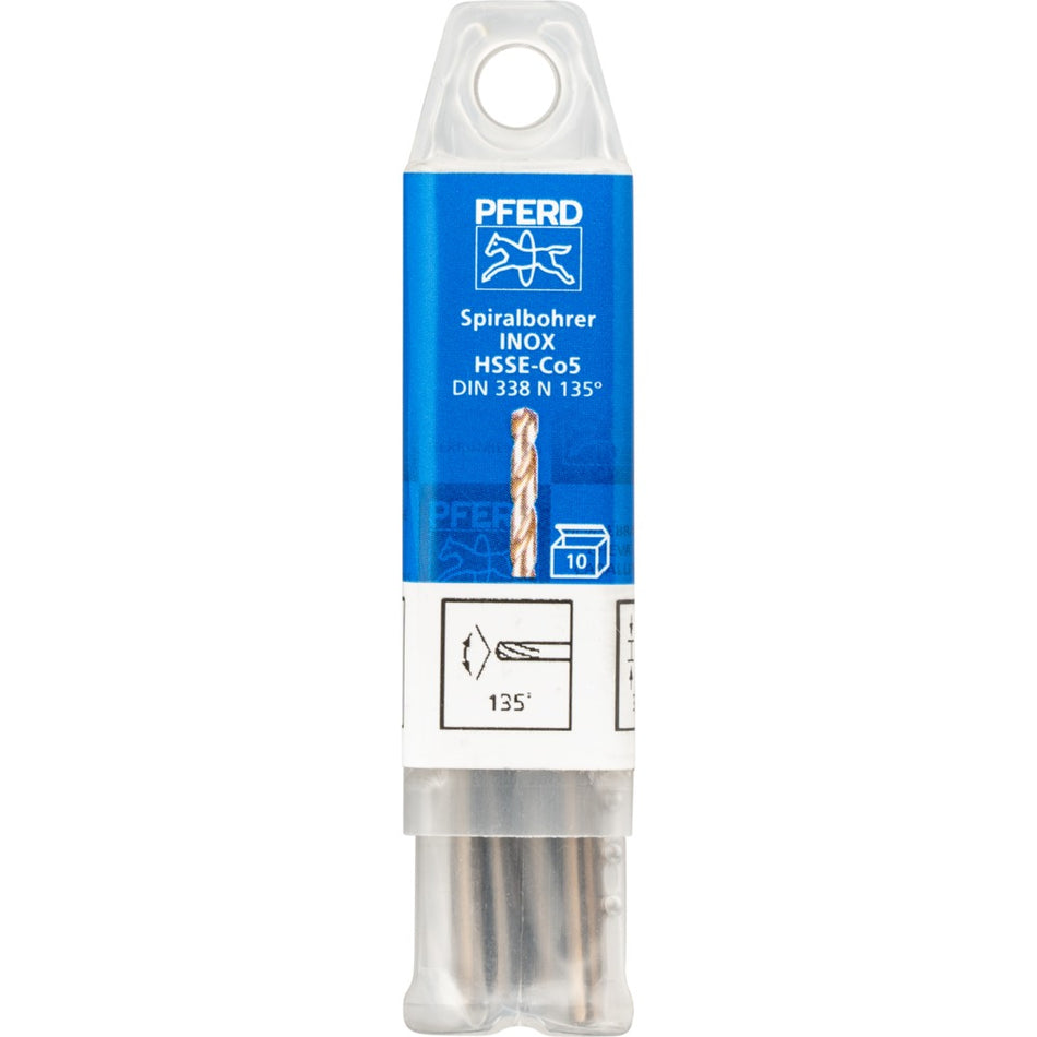 PFERD HSS Spiral Drill 3.0mm INOX – 10pc pack