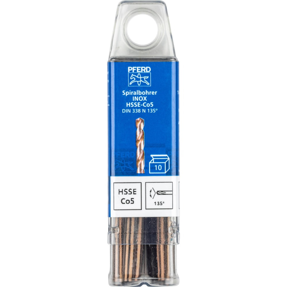 PFERD HSS Spiral Drill 4.0mm INOX – 10pc pack