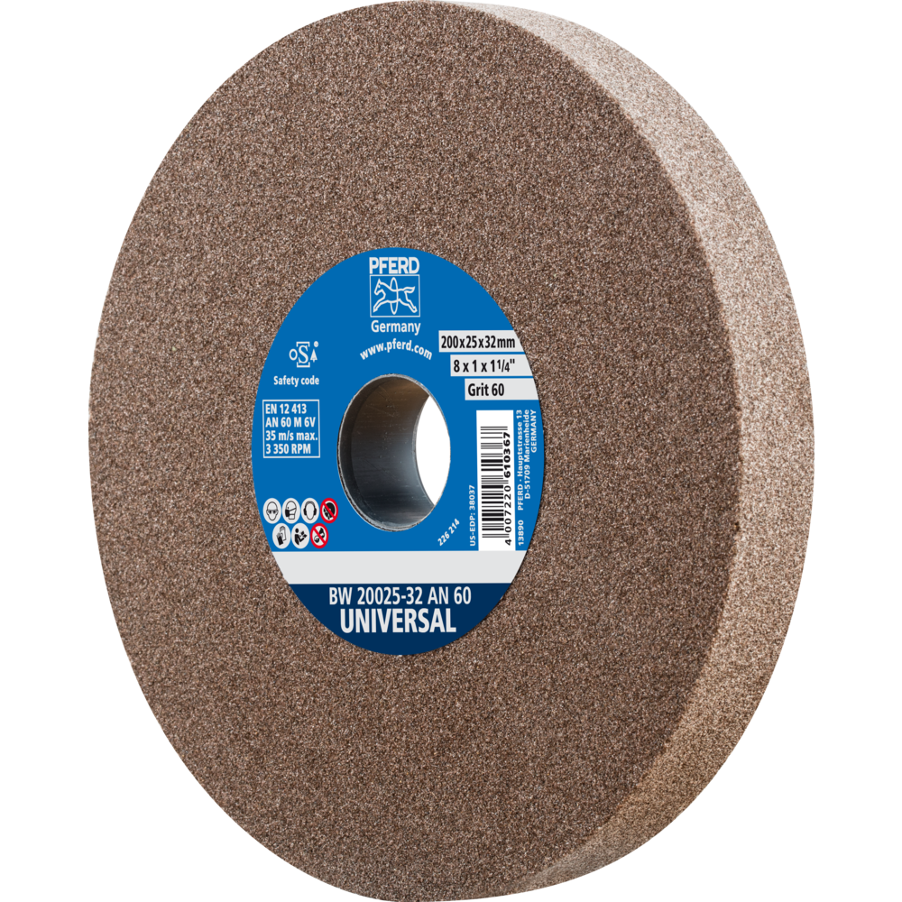 Friedrich Müller Schleifscheibe, EK K60 200 x 25 x 51 mm Friedrich Müller Schleifscheibe, EK K60 200 x 25 x 51 mm
