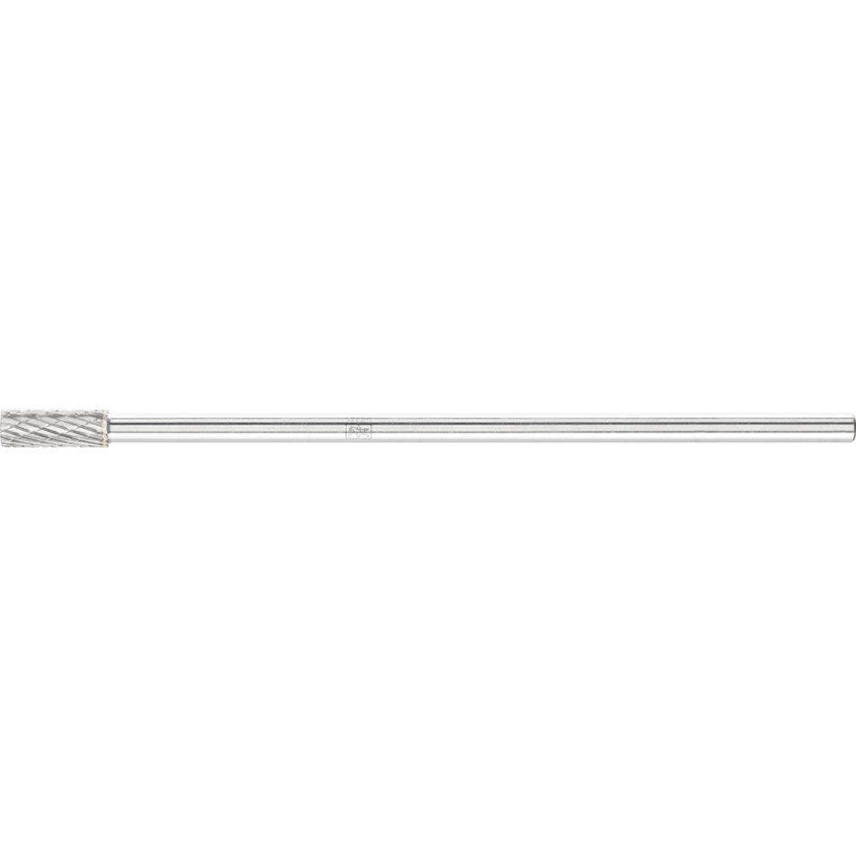 PFERD Tungsten Carbide Burr Cut 3 Plus– Cylindrical Shape 08mm x 20mm x 6mm long shank