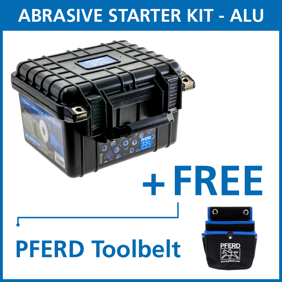 PFERD Abrasive Starter Kit and Toolset Belt Combo - Aluminium