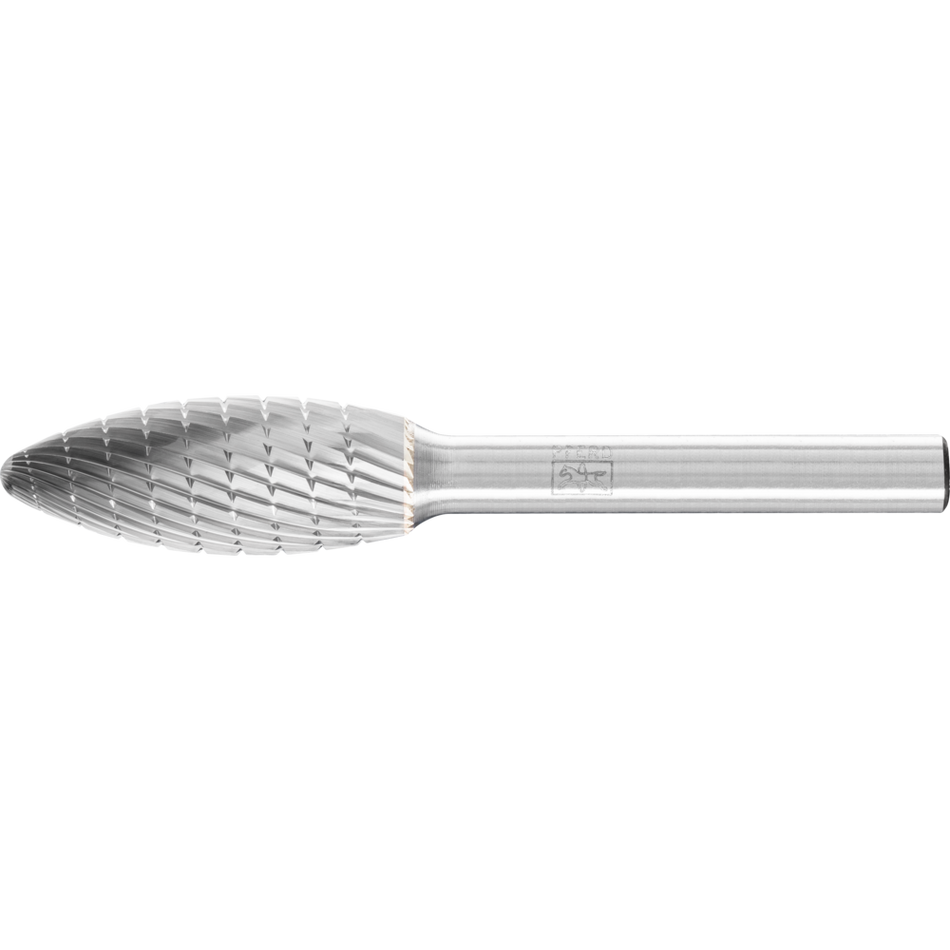 PFERD Tungsten Carbide Burr –Flame Shape 12mm x 30mm x 6mm shank