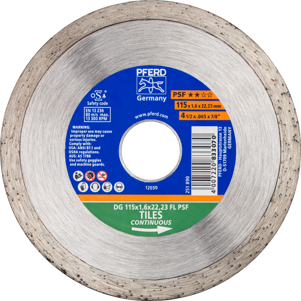 SheOak 115mm Dry Diamond Cutting Disc Saw Blade Wheel Concrete Stone - View #3