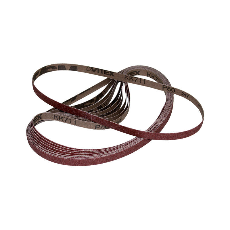 KK711X (Sturdy Backing) Aluminium Oxide Abrasive Belts - size 25x 2000mm