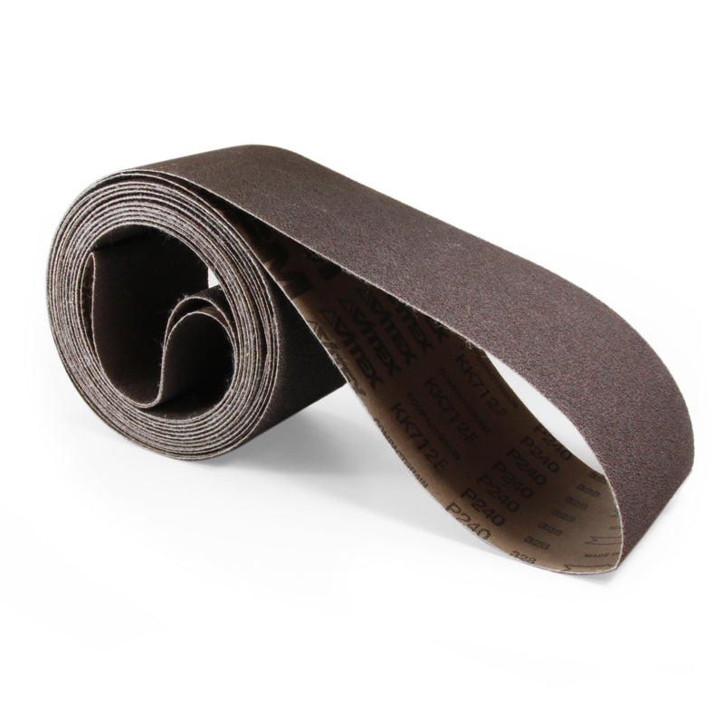 KK712F (Highly Flexible Backing) Aluminium Oxide COMPACT grain Abrasive Belts - size 50 x 2000mm