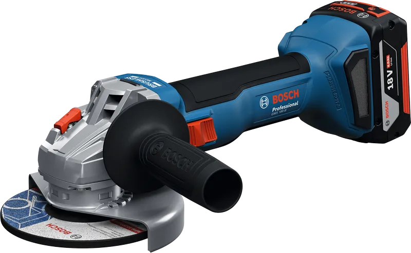Bosch 125mm Cordless Angle Grinder - 18V-8