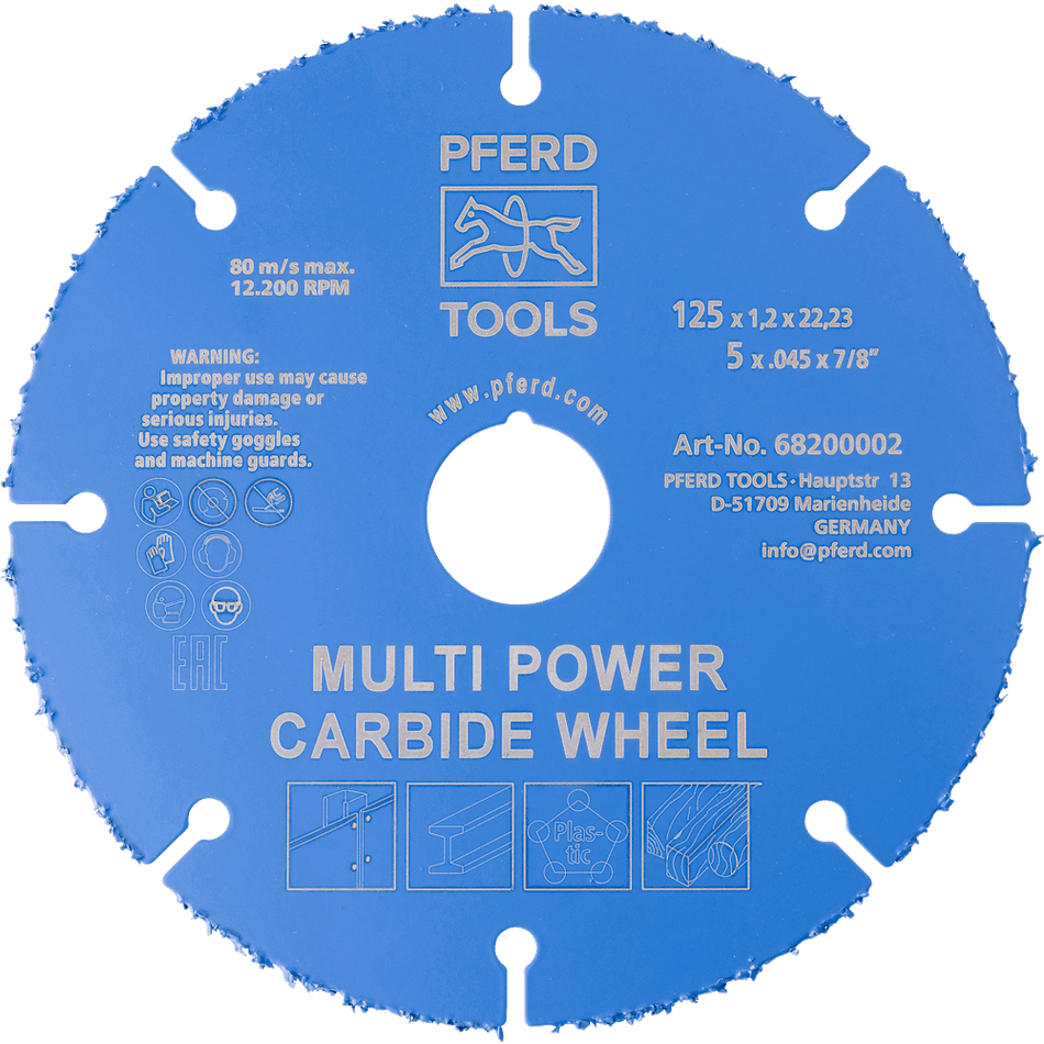 PFERD 125mm Multi Power Carbide Wheel