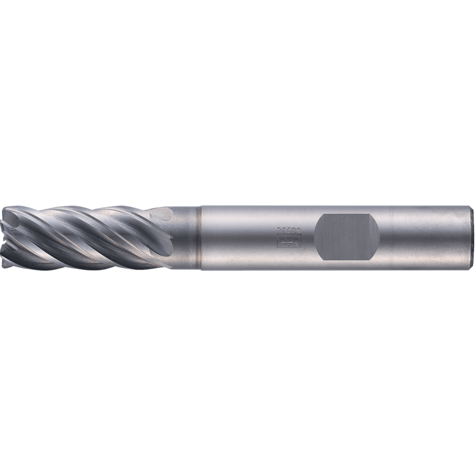 PFERD Solid Carbide End mill - Universal Cylindrical with centre cut, Radius corner design and 5 blades